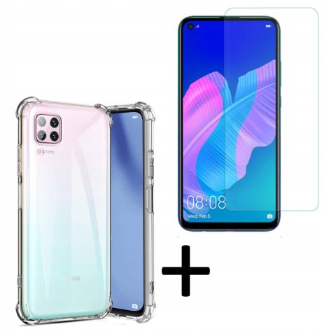 Etui Anti Shock Case + Szkło do Huawei P40 Lite