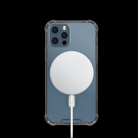 Etui Clear Magnetic + szkło do iPhone 12 / 12 Pro