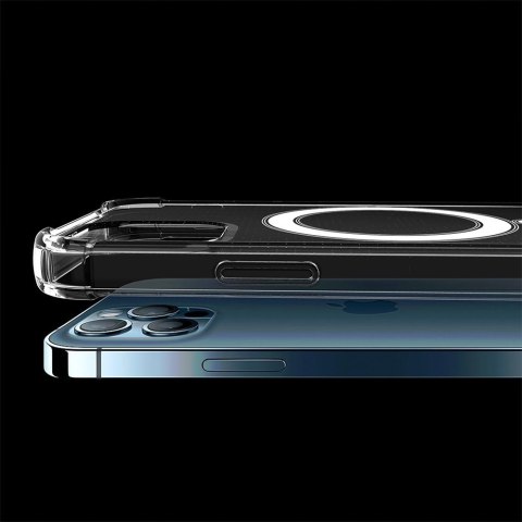 Etui Clear Magnetic + szkło do iPhone 12 / 12 Pro