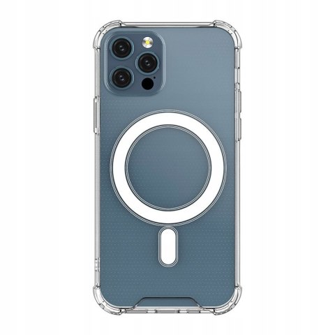 Etui Clear Magnetic + szkło do iPhone 12 / 12 Pro