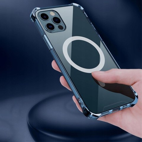 Etui Clear Magnetic + szkło do iPhone 12 / 12 Pro