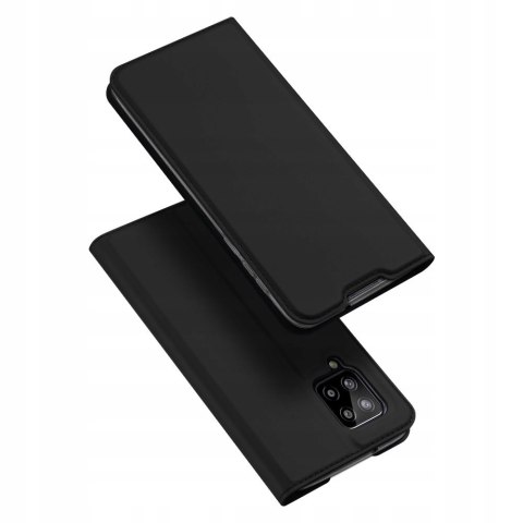 Etui Portfel Black+ szkło do Samsung Galaxy A42 5G