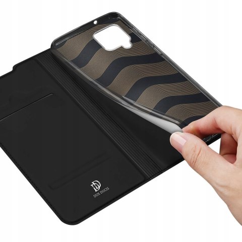 Etui Portfel Black+ szkło do Samsung Galaxy A42 5G