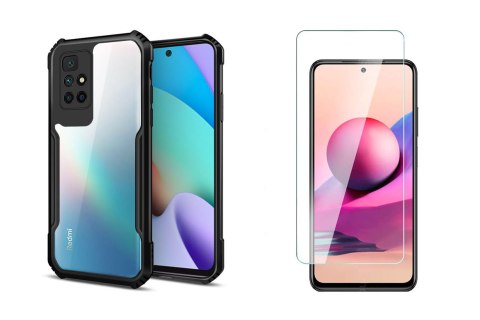 Etui z Ramką Beetle + Szkło do Xiaomi Redmi 10