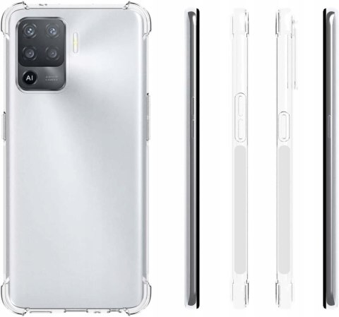 Futerał Żelowy A-shock + Szkło do Oppo Reno 5 Lite