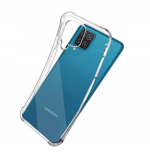 Plecki Clear A-Shock + Szkło do Samsung Galaxy A12