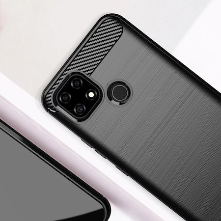 Plecki Karbon Elastyczne + Szkło do Realme C21