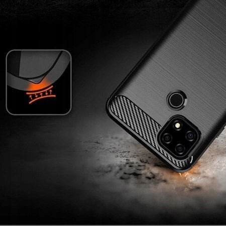 Plecki Karbon Elastyczne + Szkło do Realme C21