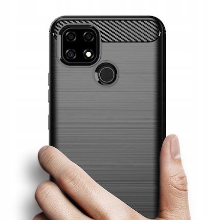 Plecki Karbon Elastyczne + Szkło do Realme C21