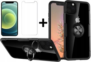 Szkło 2,5D + Etui Ring do iPhone 11 Pro