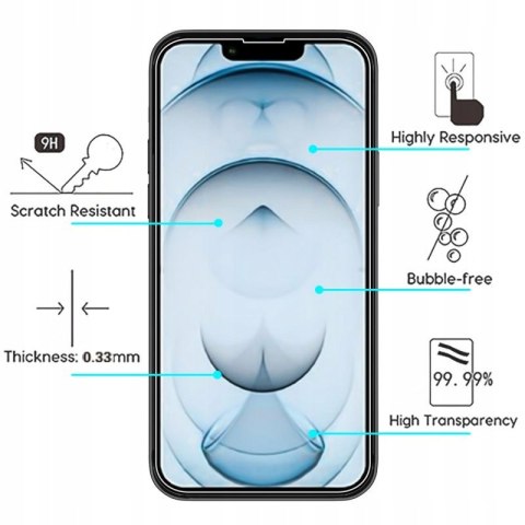 Szkło Hartowane Bezbarwne do iPhone 13 Pro Max