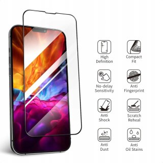 Szkło Hartowane Pełne do iPhone 13 / 13 Pro