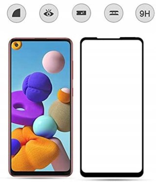 Szkło Hartowane z Ramką do Samsung Galaxy A21S