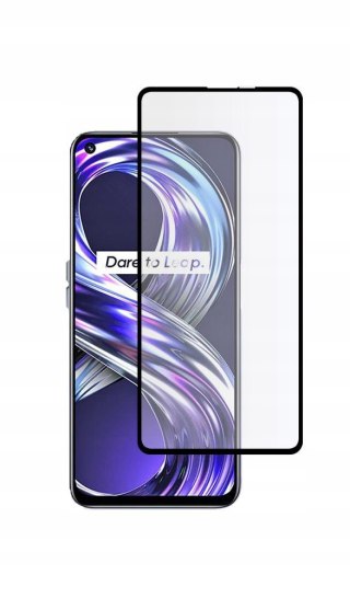 Szkło Ochronne 9H Pełne z Ramką do Realme 8i
