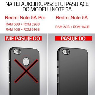 Xiaomi Redmi Note 5A ORYGINALNE ETUI MSVII OCHRONA