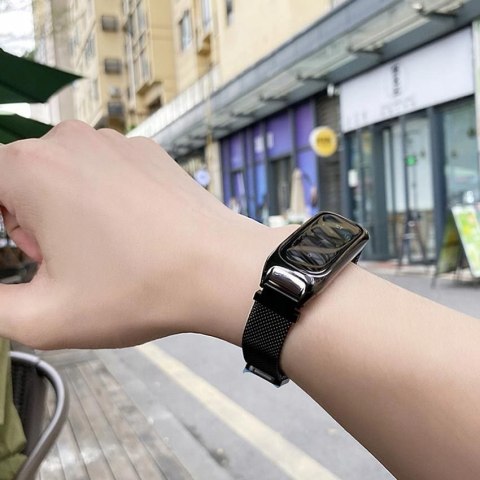 Bransoleta Metalowa z Zapięciem na Magnes Braders Pasek do Oppo Band