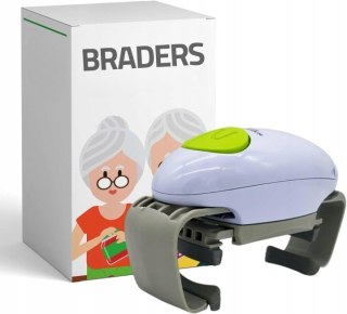 Elektryczny Otwieracz do Słoików Na Baterie Braders plus Otwieracz ręczny