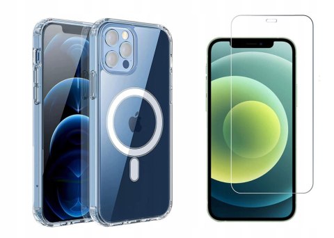 Futerał Mag Cover Braders + Szkło do iPhone 12 Pro