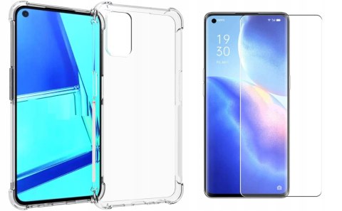 Futerał Żelowy + Szkło do Oppo Reno 5 4G / 5G