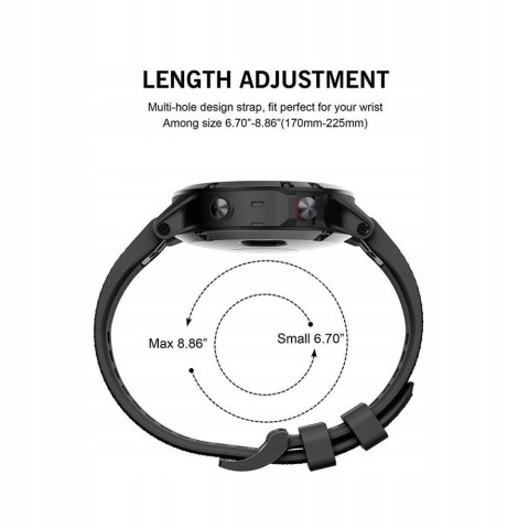Pasek do Garmin Fenix 5 / 6 / 6 Pro Smooth Braders