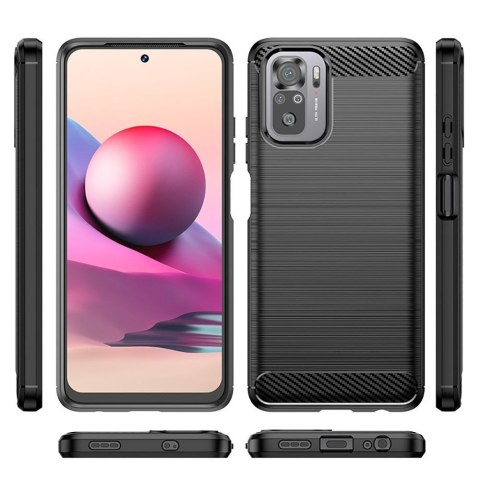 Pokrowiec Carbon + Szkło do Xiaomi Poco M5s