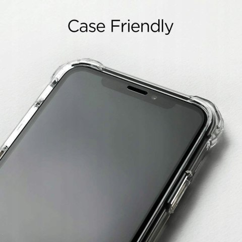 Szkło 9H Spigen Glass Fc do iPhone 11 Pro / XS / X