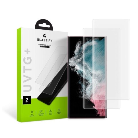 Szkło Hartowane UV 2x Glastify do Galaxy S22 Ultra