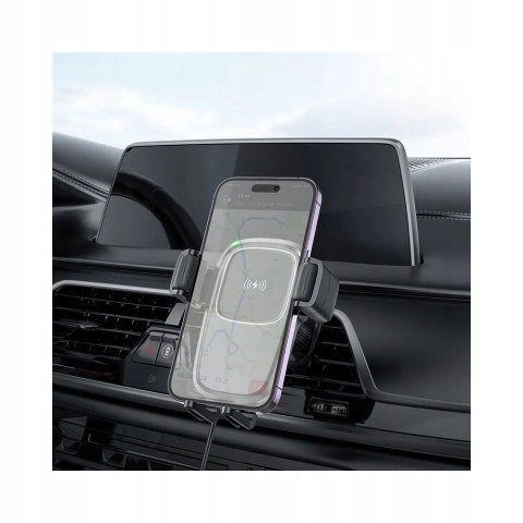 Uchwyt Do Kratki Z Ładowaniem Indukcyjnym 15W Braders 01 Uchwyt Samochodowy