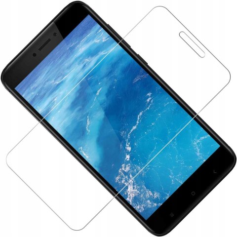 Czarne elastyczne etui + szkło do Xiaomi Redmi 4X