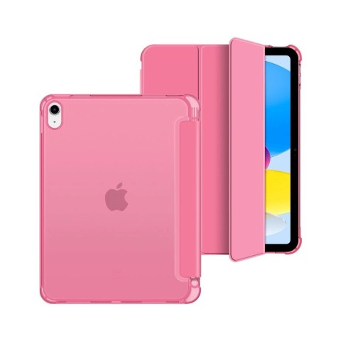 Etui Tech-Protect SC Pen Hybrid na iPad 10 / 2022 - różowe - przezroczyste