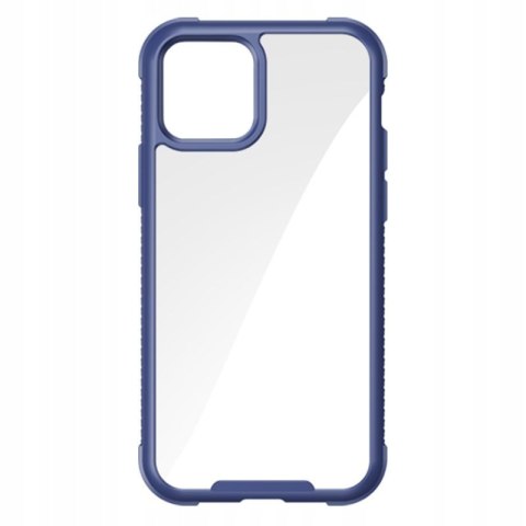 Etui z Niebieską Ramką + Szkło do iPhone 12 Mini