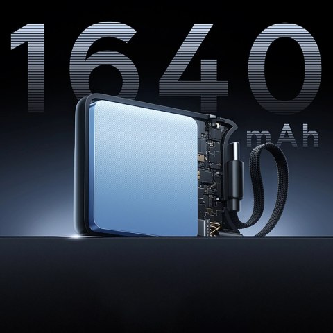 Powerbank Baseus EnerFill FW11 5W do Apple Watch z wbudowanym kablem - czarny