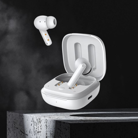 Słuchawki dokanałowe QCY T13 z ANC IPX5 Bluetooth 5.3 - białe