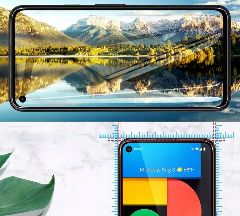 Szkło Hartowane 9H Płaskie do Google Pixel 4a 5G