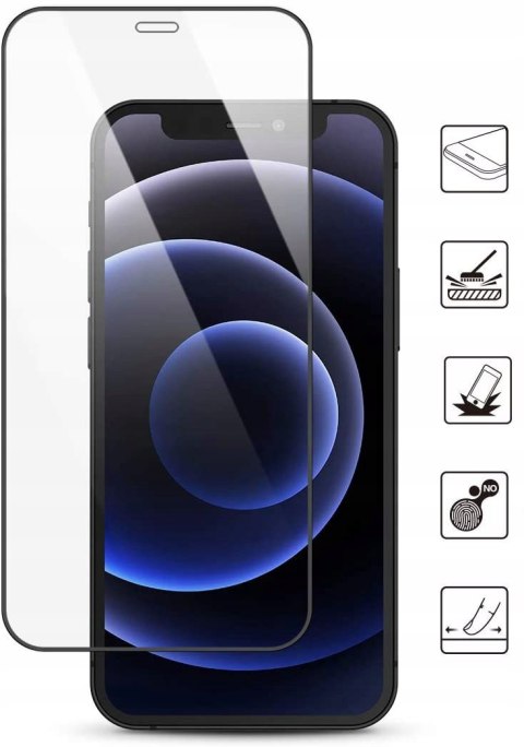 Szkło Hartowane Pełne z Ramką do iPhone 12 Mini