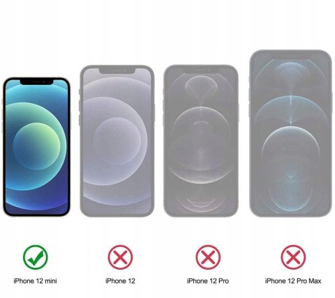 Szkło Ochronne Szybka Clear 9H do iPhone 12 Mini