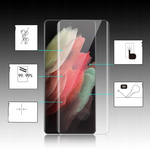 Szkło UV + Lampa do Galaxy S21 Ultra/ S21 Ultra 5G