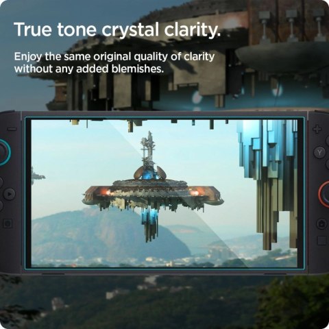 Szkło hartowane Spigen Glas.Tr "EZ FIT" 2-pack na Nintendo Switch 2 - przezroczyste