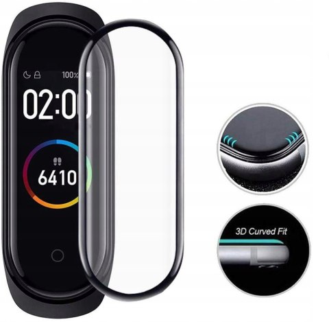 Szkło hybrydowe Full Glue do Xiaomi Mi Band 4 / 5
