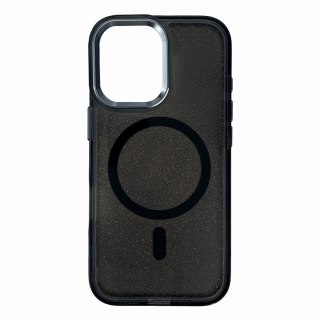 Etui Glitter Case na Samsung Galaxy S26 Ultra kompatybilne z MagSafe - czarne
