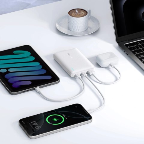 Powerbank Baseus EnerFill FP21 10000mAh 22.5W USB-A - USB-C - biały