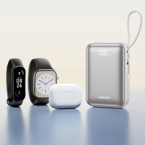 Powerbank Joyroom JR-PBF29 20000mAh 22,5W z podwójnym kablem - biały