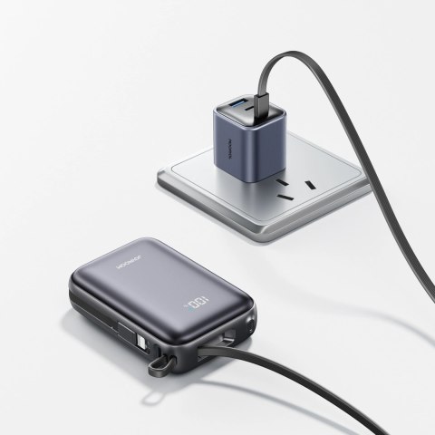 Powerbank Joyroom JR-PBF29 20000mAh 22,5W z podwójnym kablem - czarny