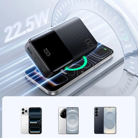 Powerbank Joyroom JR-QP192 Star Series Mini 20000mAh 22,5W z wyświetlaczem cyfrowym - czarny