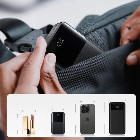 Powerbank Joyroom JR-QP192 Star Series Mini 20000mAh 22,5W z wyświetlaczem cyfrowym - czarny