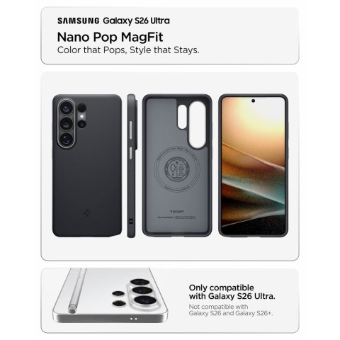 SPIGEN NANO POP MAG MAGSAFE GALAXY S26 ULTRA BLACK SESAME