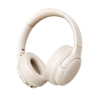 Słuchawki bezprzewodowe Baseus Bass BH1 Lite nauszne Bluetooth 6.0 - białe