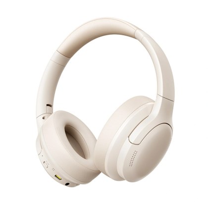 Słuchawki bezprzewodowe Baseus Bass BH1 Lite nauszne Bluetooth 6.0 - białe