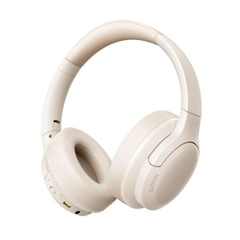 Słuchawki bezprzewodowe Baseus Bass BH1 Lite nauszne Bluetooth 6.0 - białe