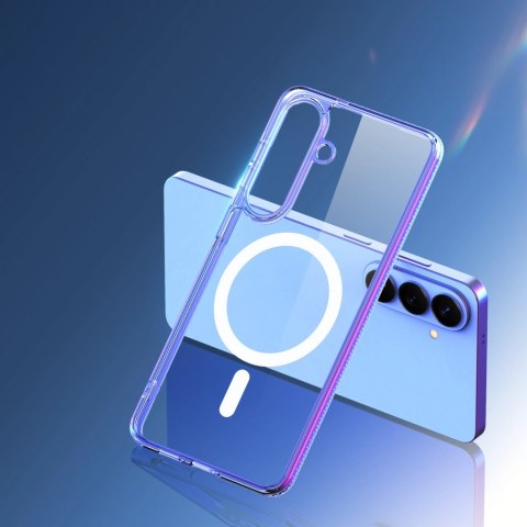 Etui Dux Ducis Clin Mag kompatybilne z MagSafe na Samsung Galaxy S26 - przezroczyste